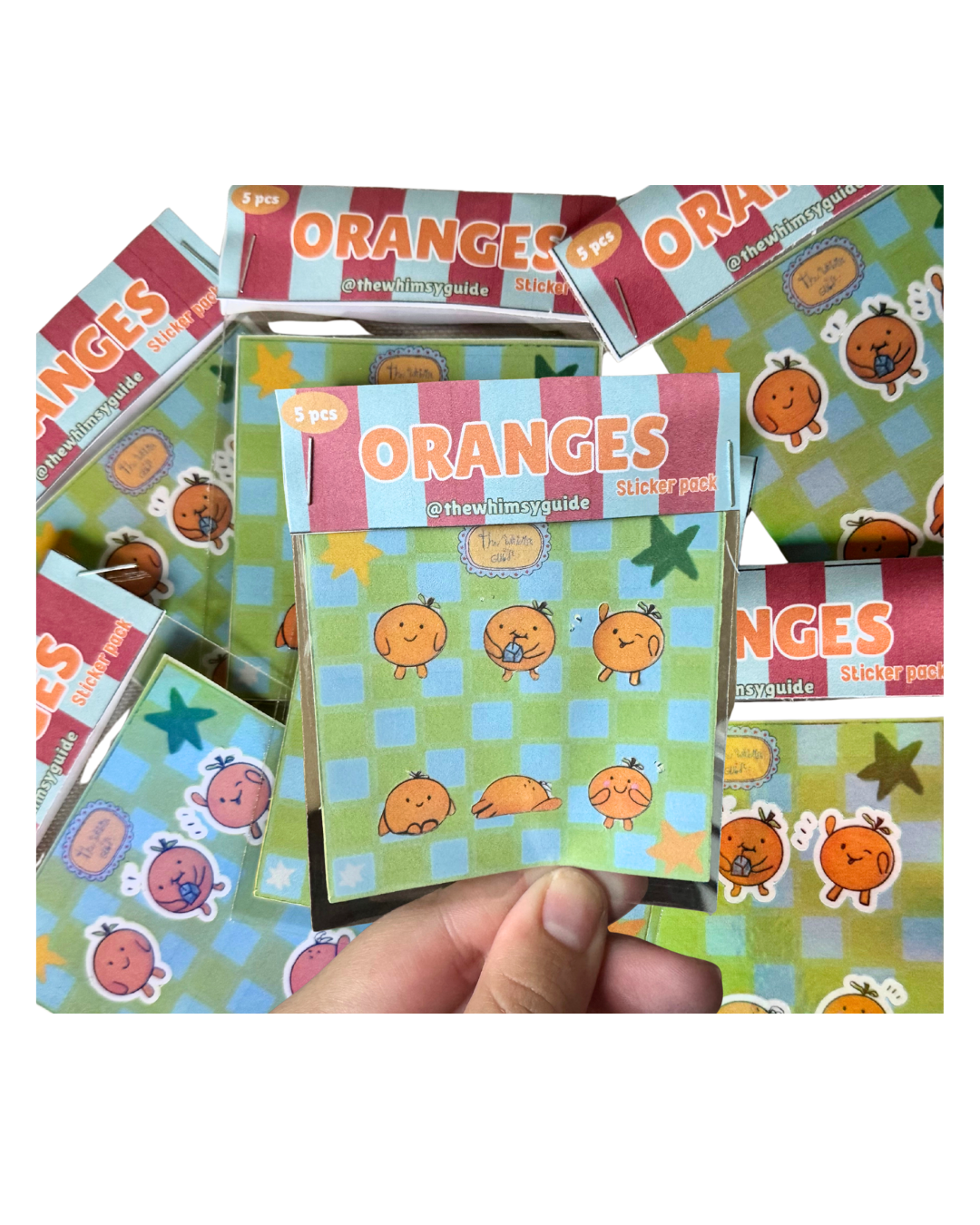 Oranges Mini Sticker sheet
