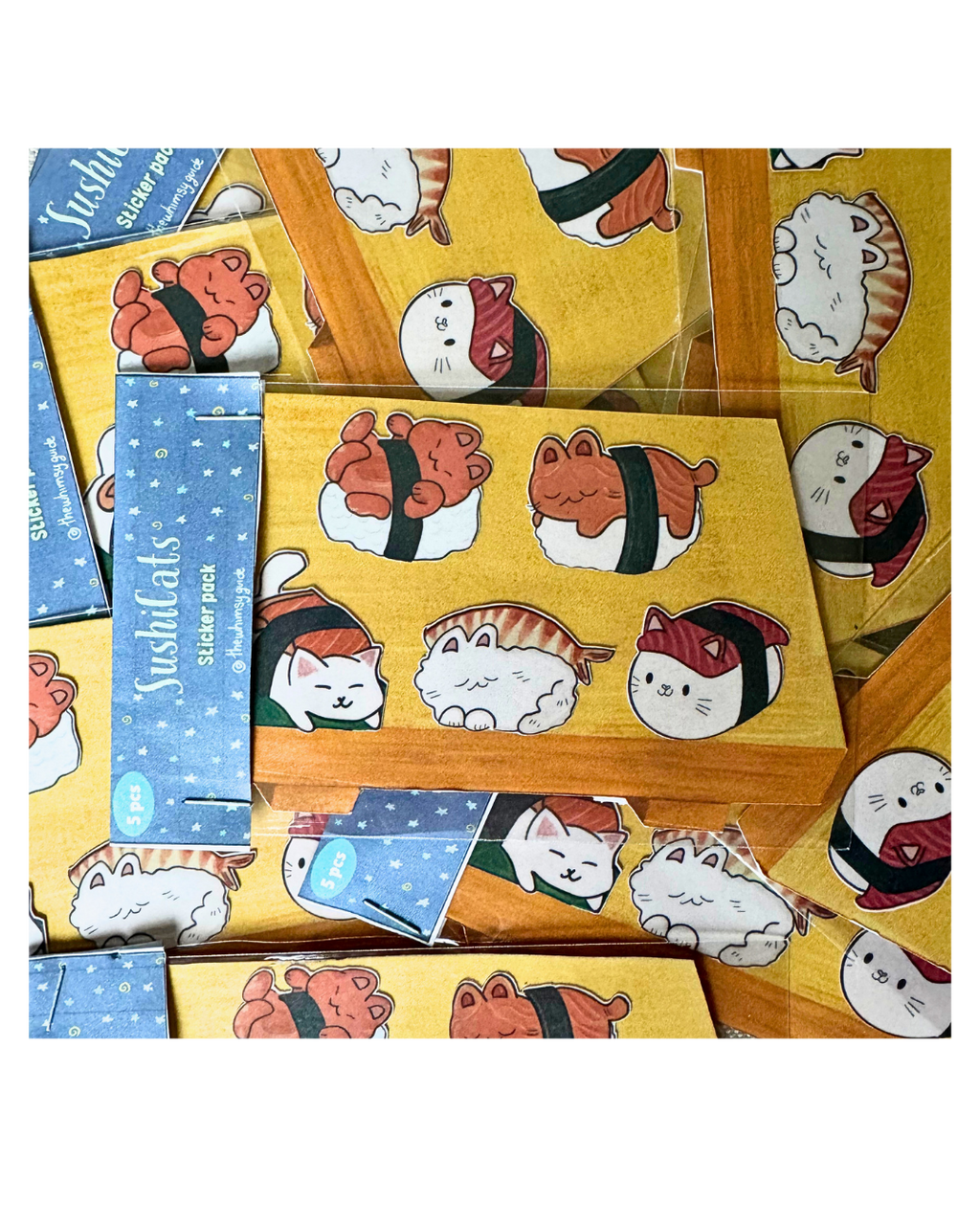 SushiCats Vinyl Stickers