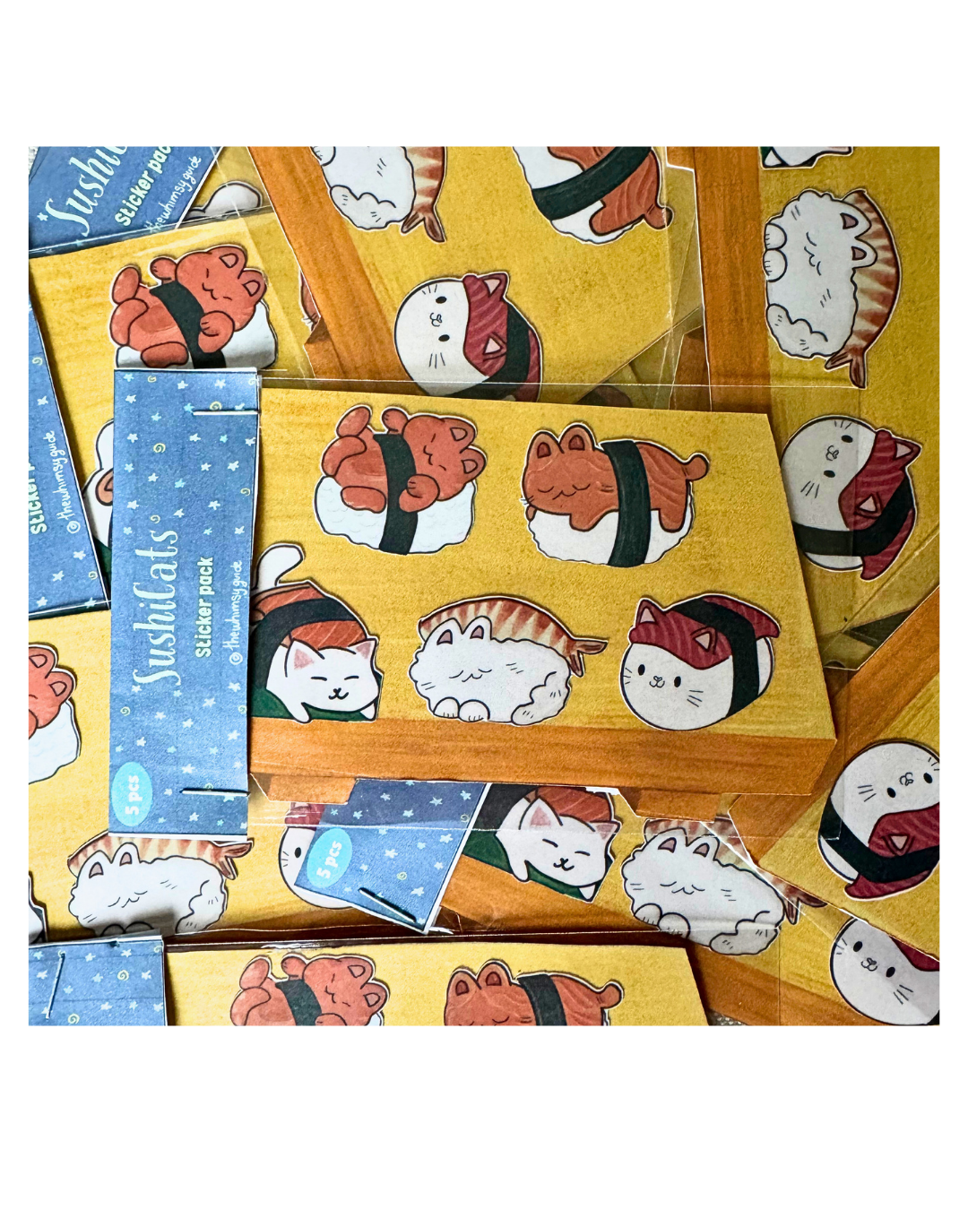 SushiCats Vinyl Stickers