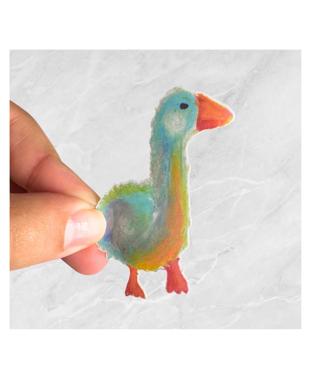 Goose holographic vinyl sticker
