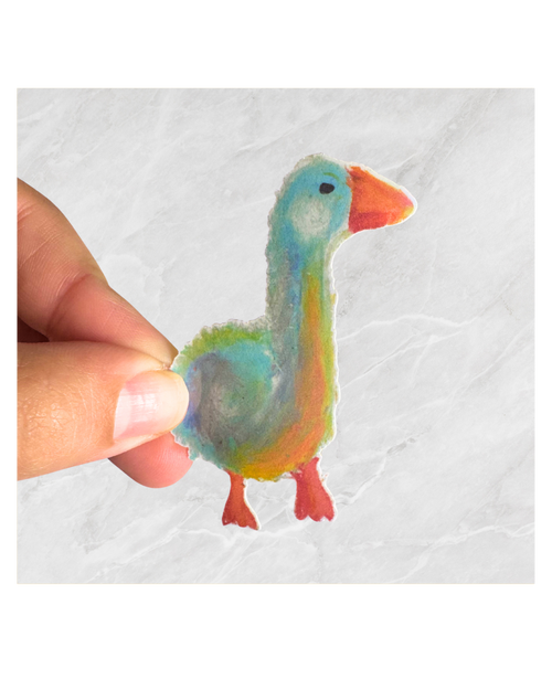 Goose holographic vinyl sticker