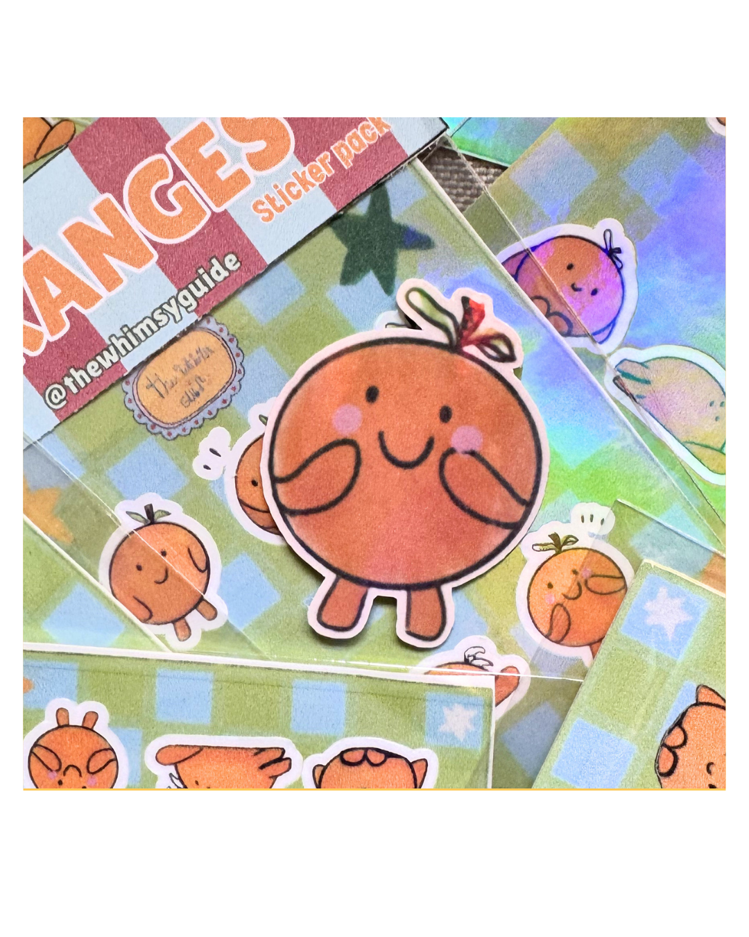 Oranges Mini Sticker sheet