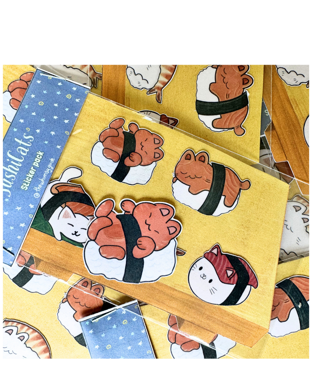 SushiCats Vinyl Stickers