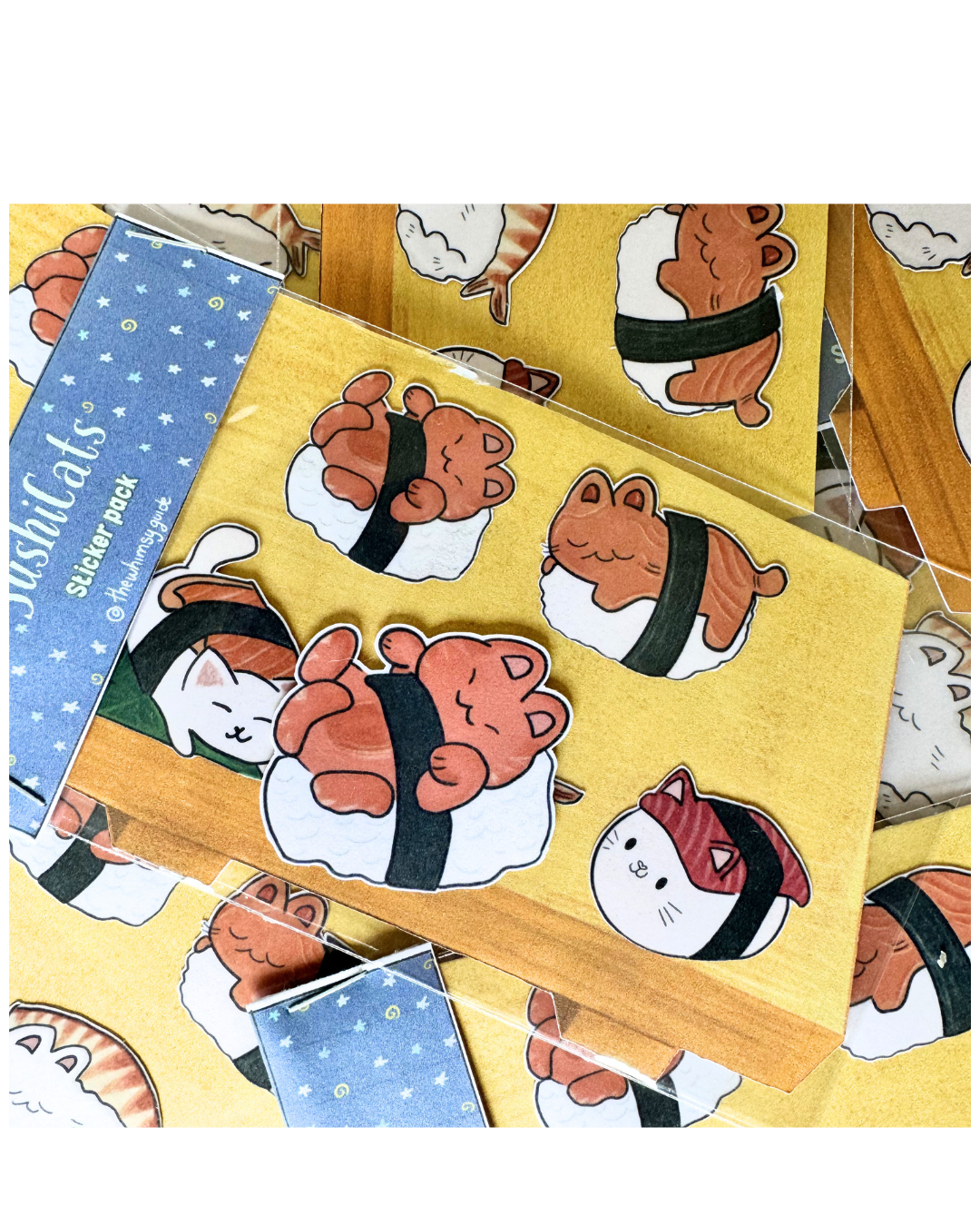 SushiCats Vinyl Stickers