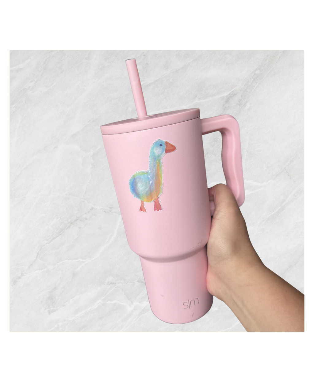 Goose holographic vinyl sticker