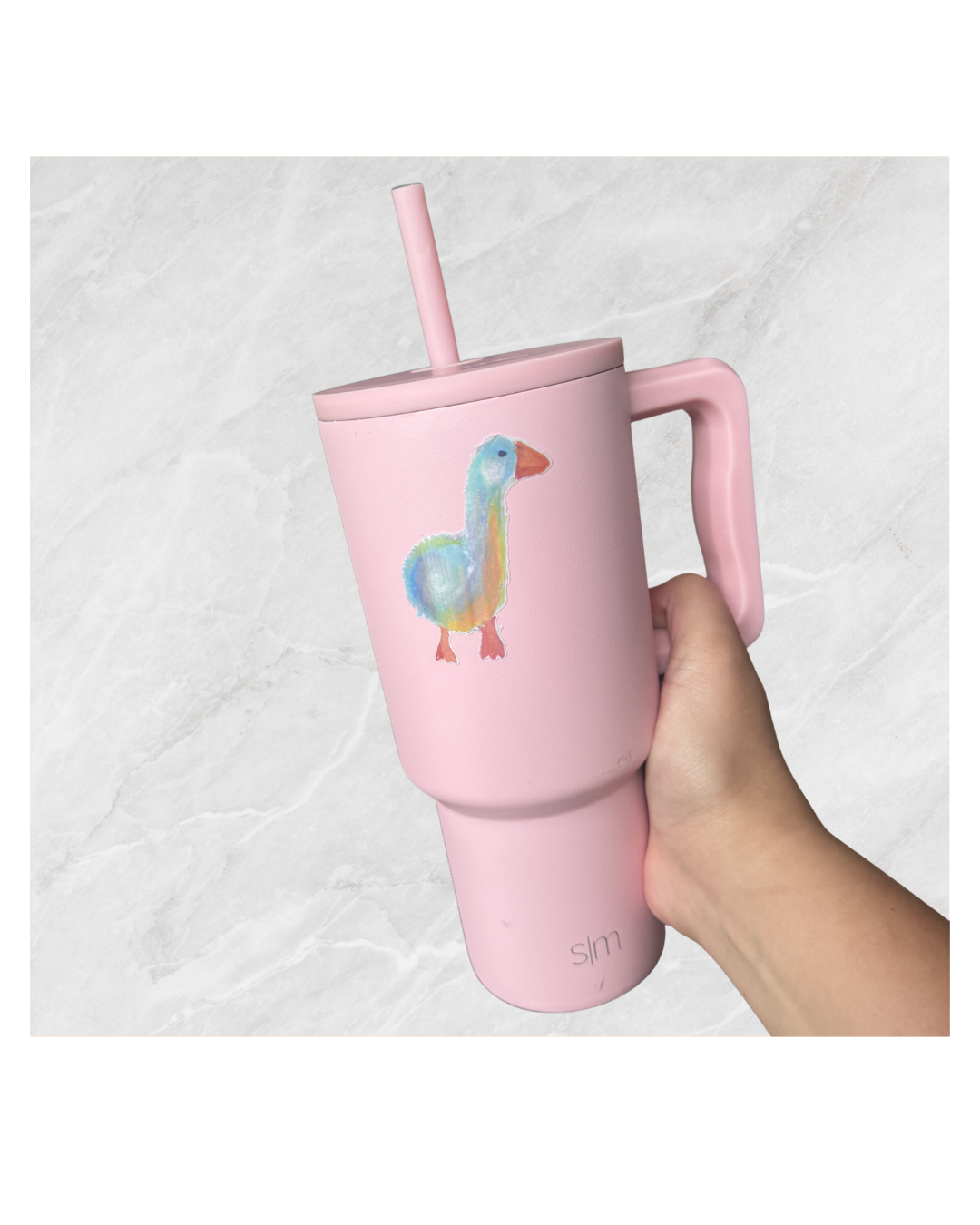 Goose holographic vinyl sticker