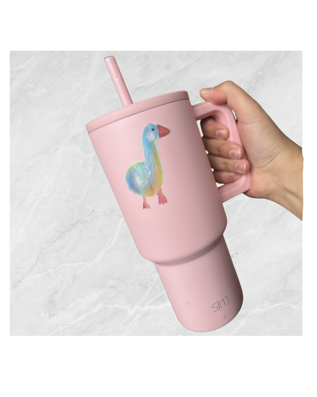 Goose holographic vinyl sticker