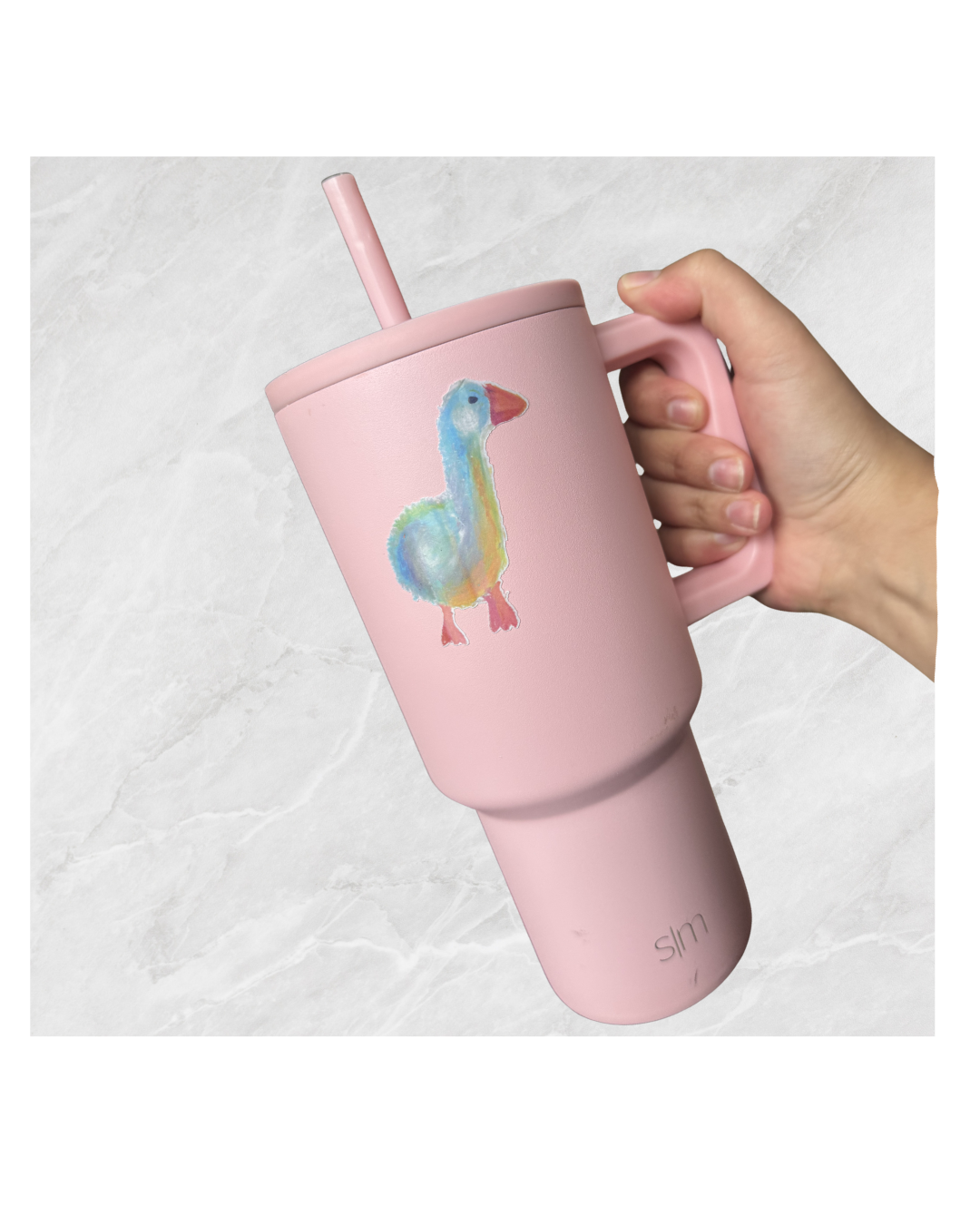 Goose holographic vinyl sticker