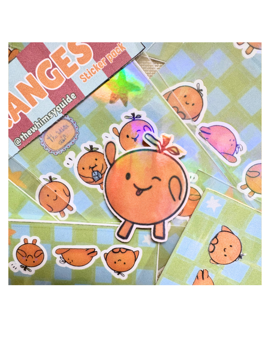 Oranges Mini Sticker sheet