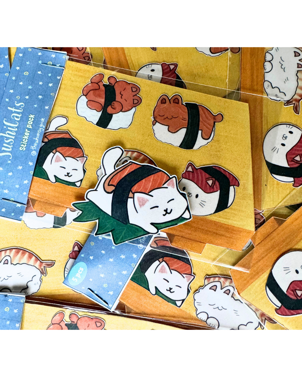 SushiCats Vinyl Stickers