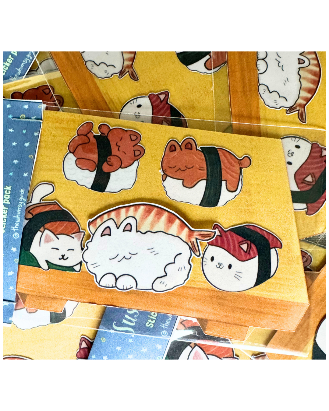 SushiCats Vinyl Stickers