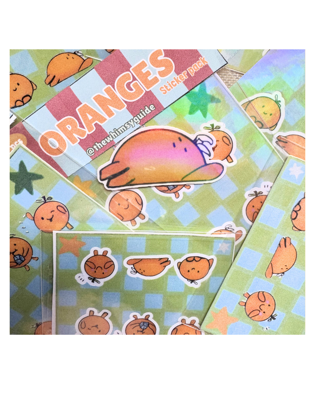 Oranges Mini Sticker sheet