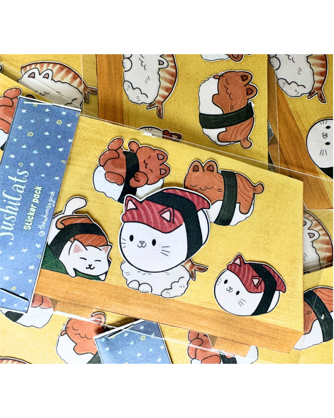 SushiCats Vinyl Stickers