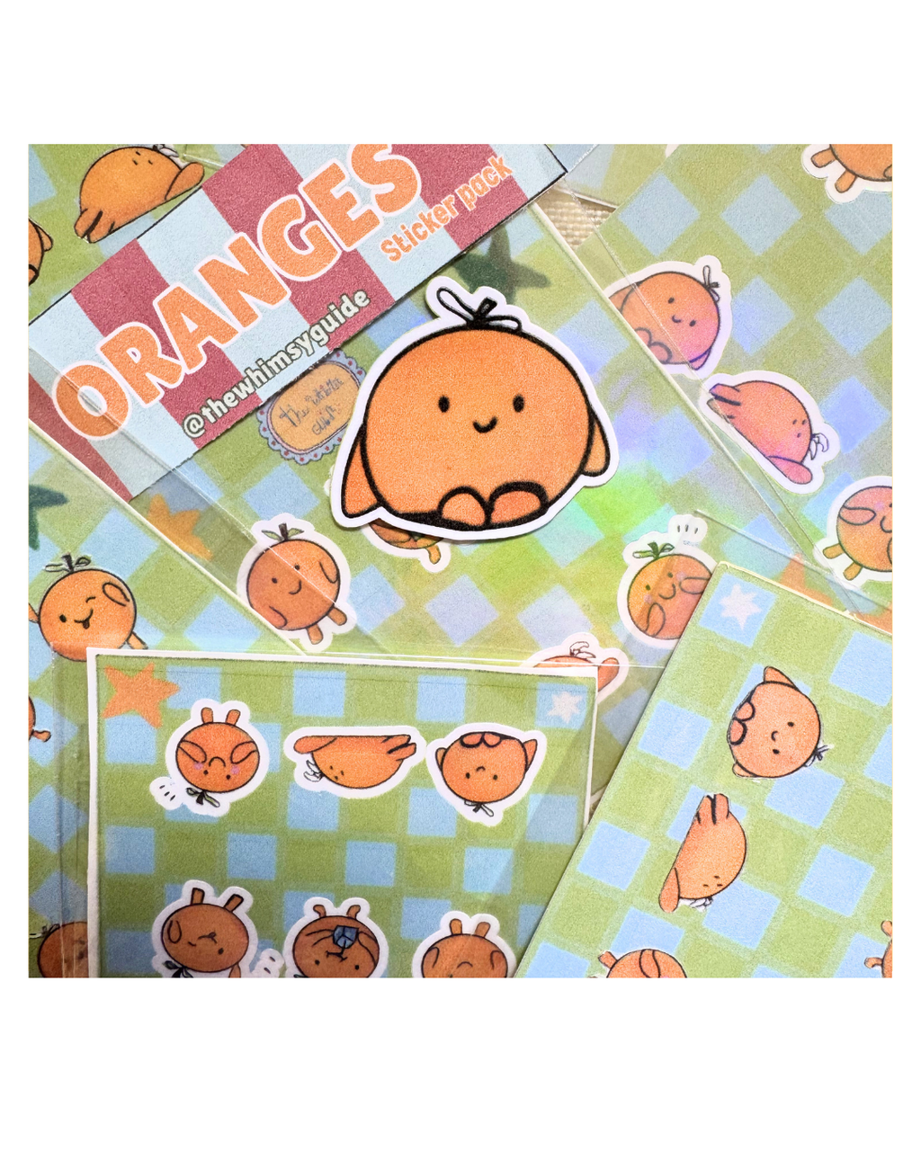 Oranges Mini Sticker sheet